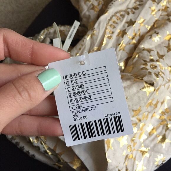 Kimchi Blue Gold Corellia Beaded Neck Mini Dress - Picture 12 of 13